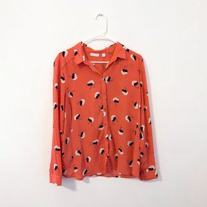 New York & Company Print Shirt